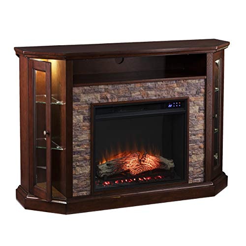 Sei Furniture Redden Corner-Convertible Electric Fireplace: $586.84