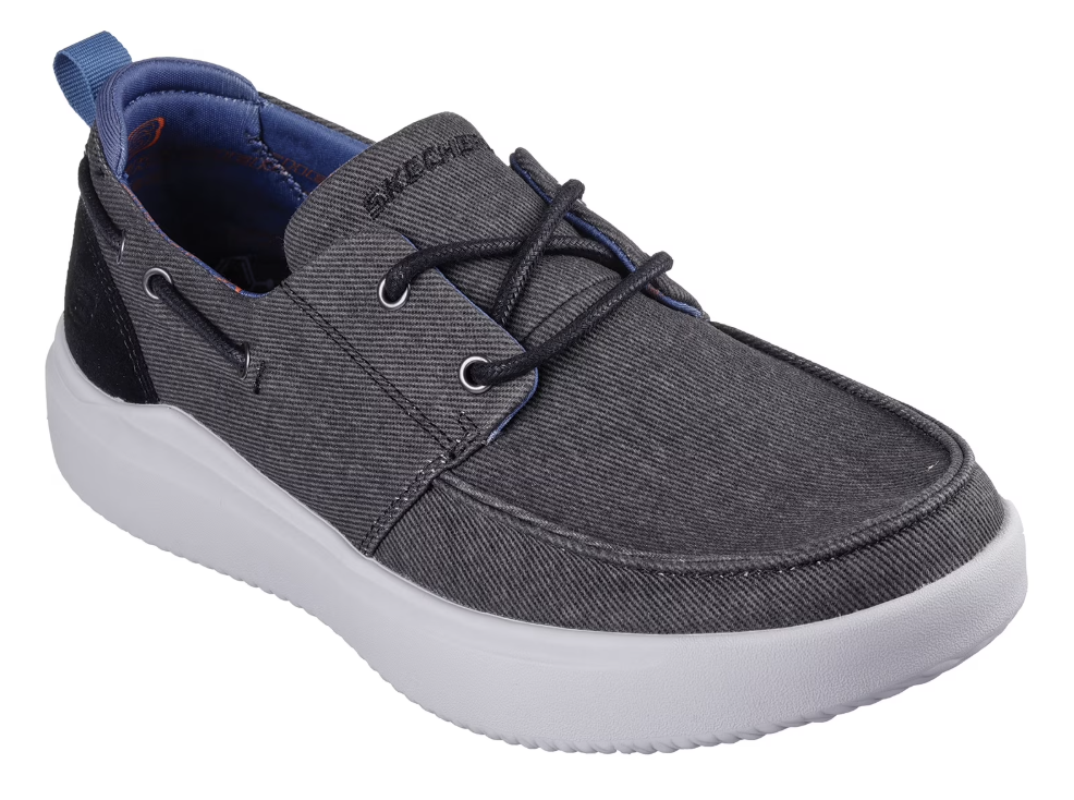 Skechers Men's Relaxed Fit Higgins Edson Canvas Boat Shoes: $23