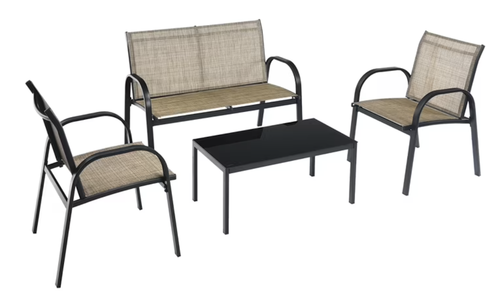 Costway 4-Piece Patio Furniture Set: $139 Costway 4-Piece Patio Furniture Set: $139