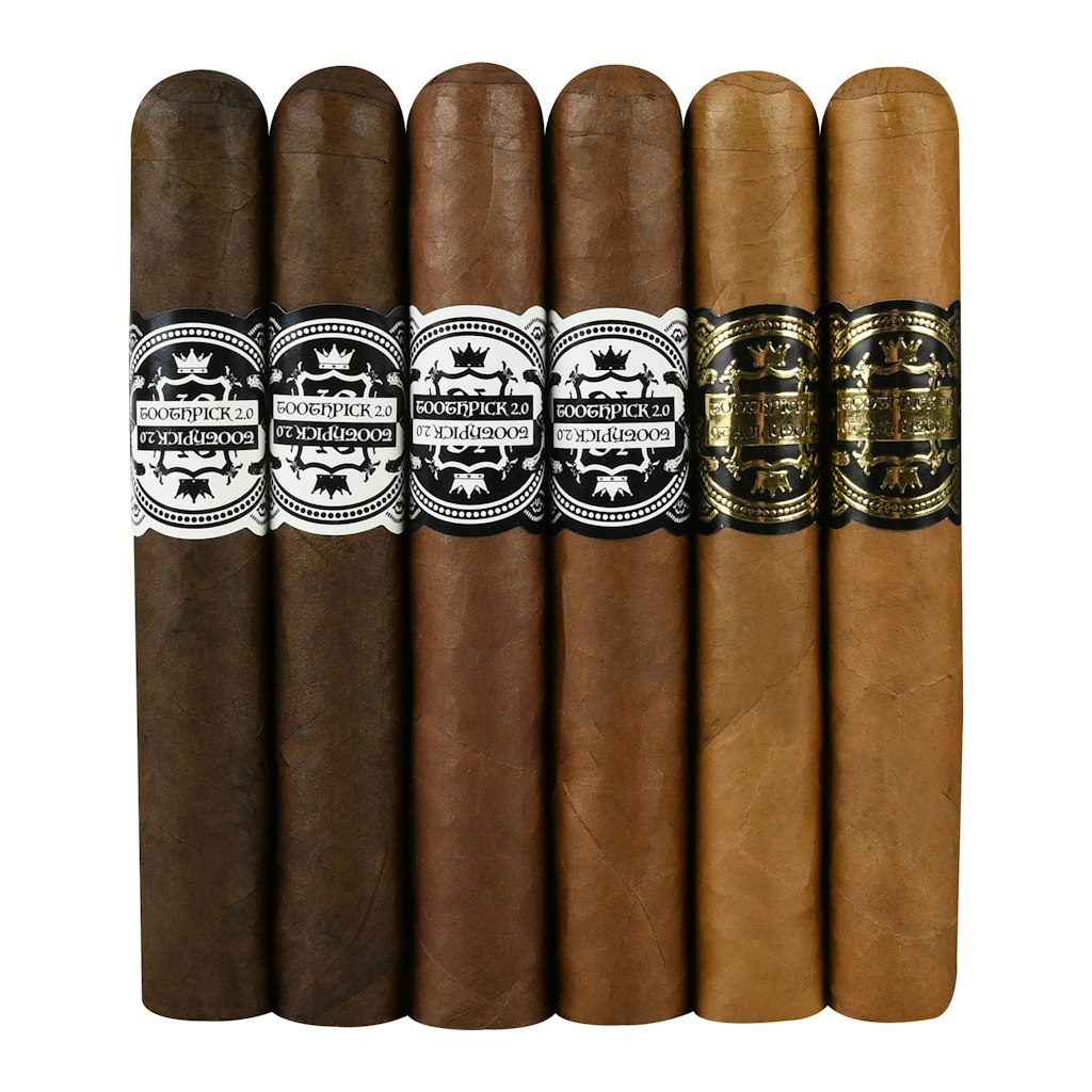 Jas Sum Kral 6-Cigar Flight Toothpick, Vol. 2 Sampler: $18