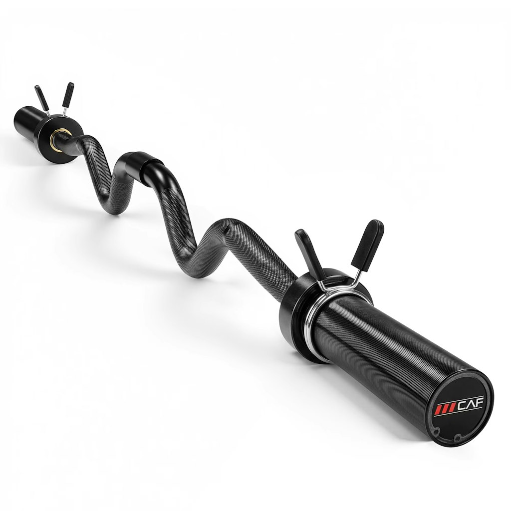 Cap 2-Piece Olympic Curl Bar w/ Collars: $40