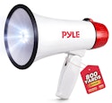 Pyle 30W Portable Megaphone w/ Built-in Siren & LED Lights for $11 + free shipping w/ Prime