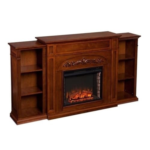 SEI Furniture Chantilly Electric Fireplace Bookcase: $623.37