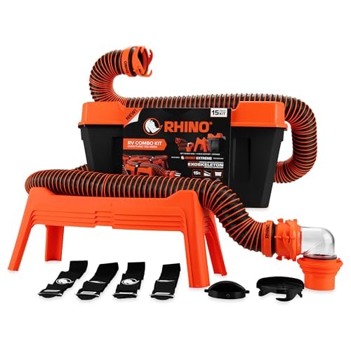 Camco RhinoExtreme 15-Foot RV Sewer Hose Kit: $119.81