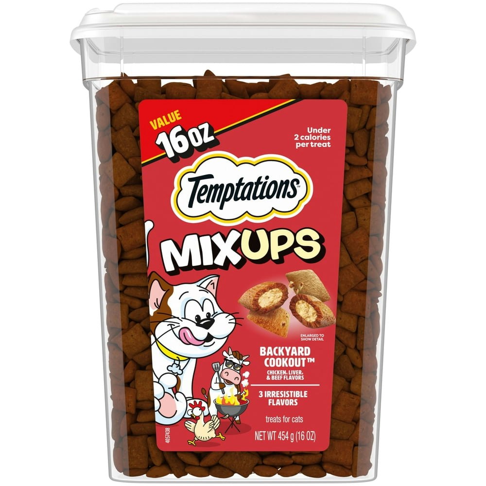 Temptations MixUps Backyard Cookout Cat Treats 16-oz. Tub: $7.97