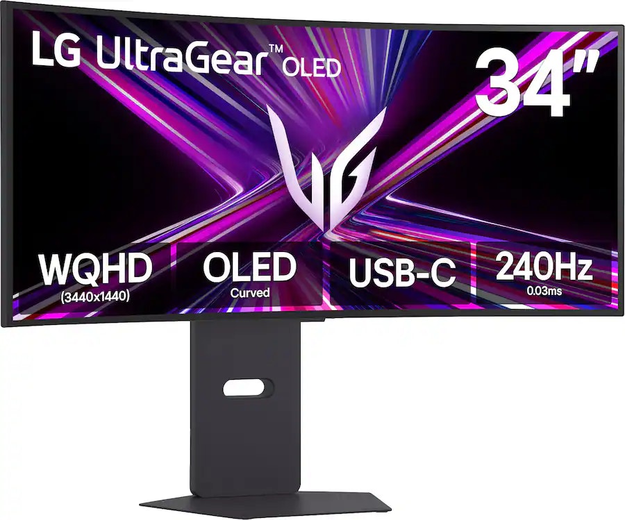 LG UltraGear 34" WQHD Curved Monitor: $650