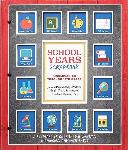 School Years Scrapbook: $13.56 School Years Scrapbook: $13.56