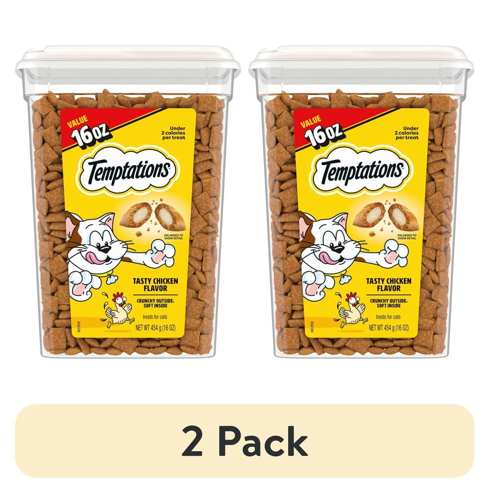 Temptations Classic Tasty Chicken Flavor Cat Treats 16-oz. Tub 2-Pack: $15.46 Temptations Classic Tasty Chicken Flavor Cat Treats 16-oz. Tub 2-Pack: $15.46