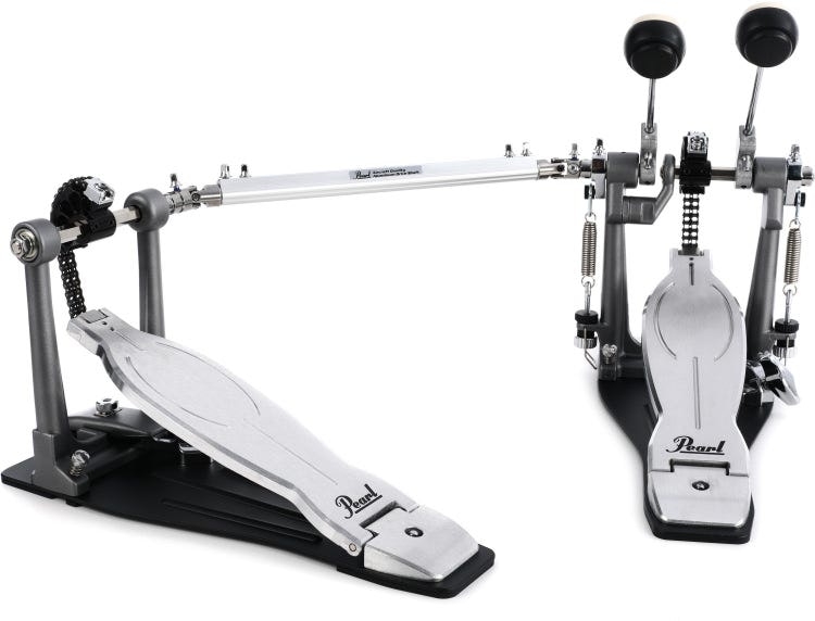 Pearl P1032 Eliminator Solo Black Double Bass Drum Pedal: $280 Pearl P1032 Eliminator Solo Black Double Bass Drum Pedal: $280