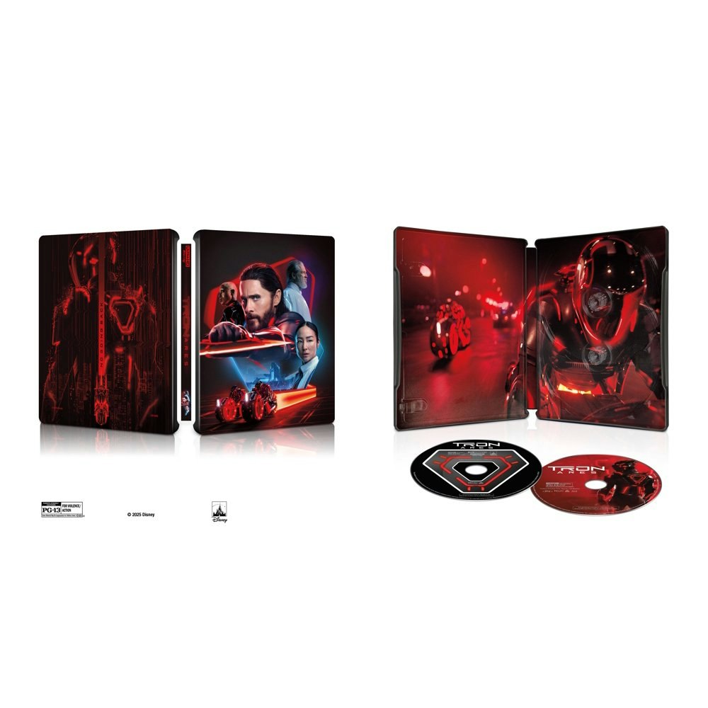 Tron: Ares 4K Ultra HD Blu-ray Steelbook: $43.99