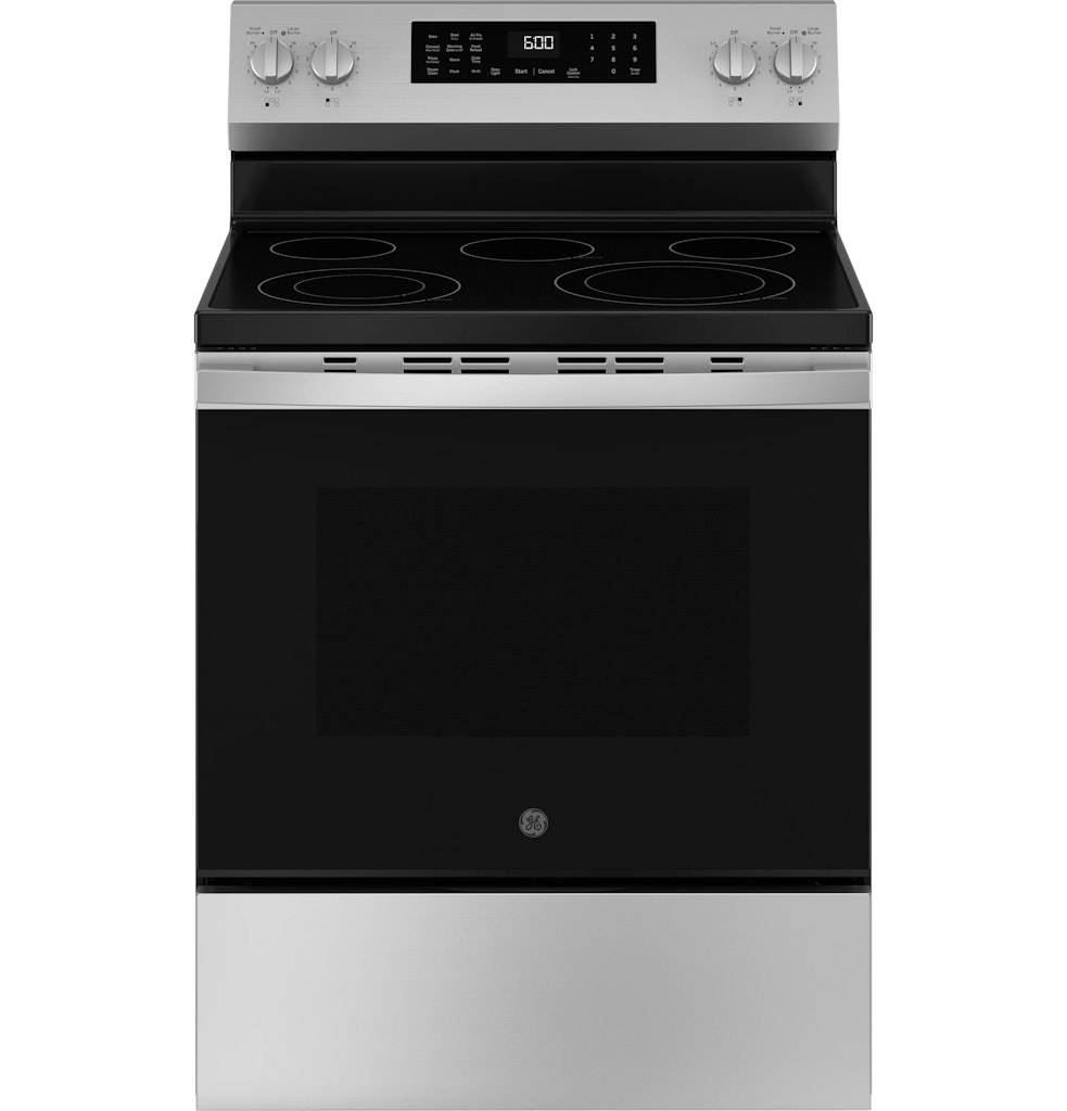 GE 30" Freestanding Electric Convection Range w/ Air Fry: $779