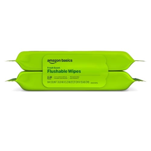 Amazon Basics Flushable Wipes 42-Count 2-Pack: $3.09 Amazon Basics Flushable Wipes 42-Count 2-Pack: $3.09