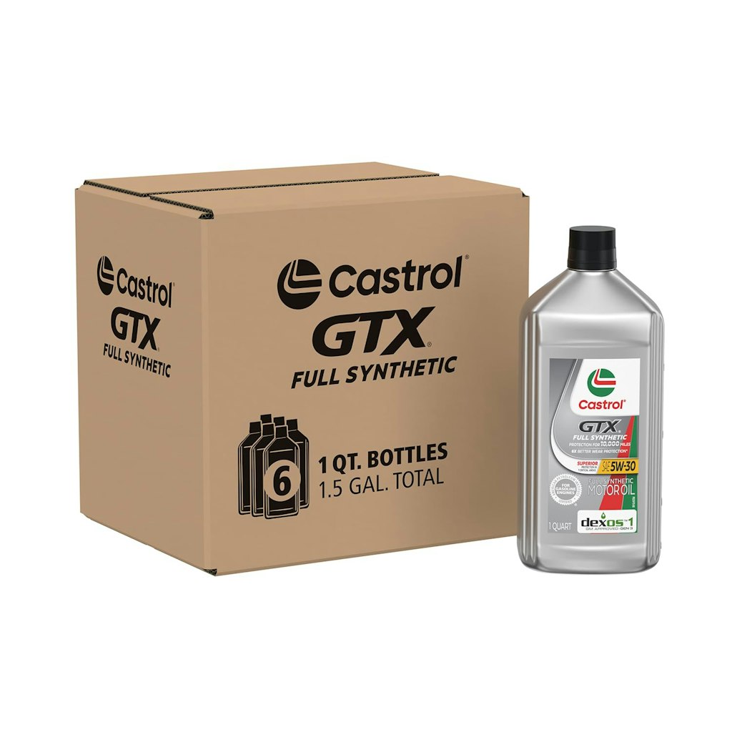 Castrol GTX Full Synthetic 5W-30 Motor Oil 1-Quart 6-Pack: $36 w/ Subscribe & Save