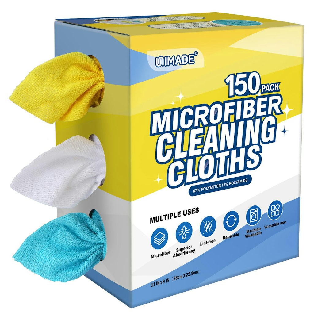 Microfiber Cleaning Cloth 150-Pack: $23 w/ Subscribe & Save