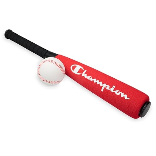 Champion Kid's Foam Baseball Bat & Ball Set: $9.52