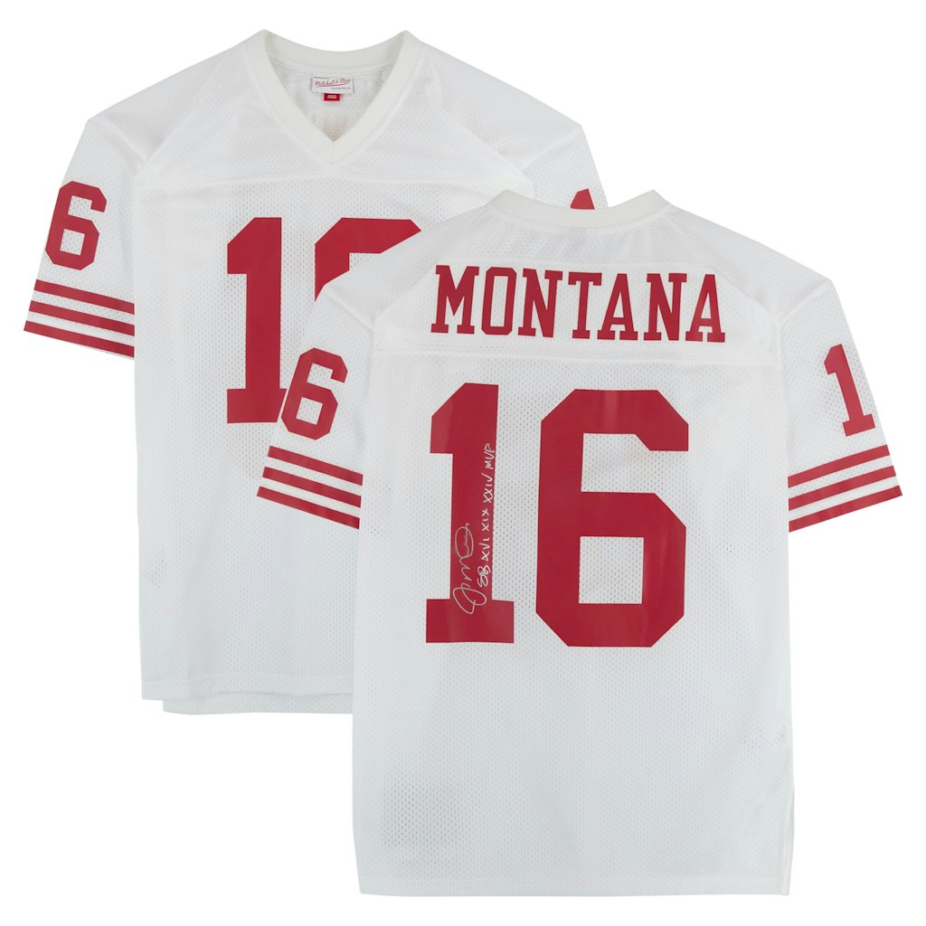 Joe Montana San Francisco 49ers Autographed Mitchell & Ness Jersey: $1,079.99
