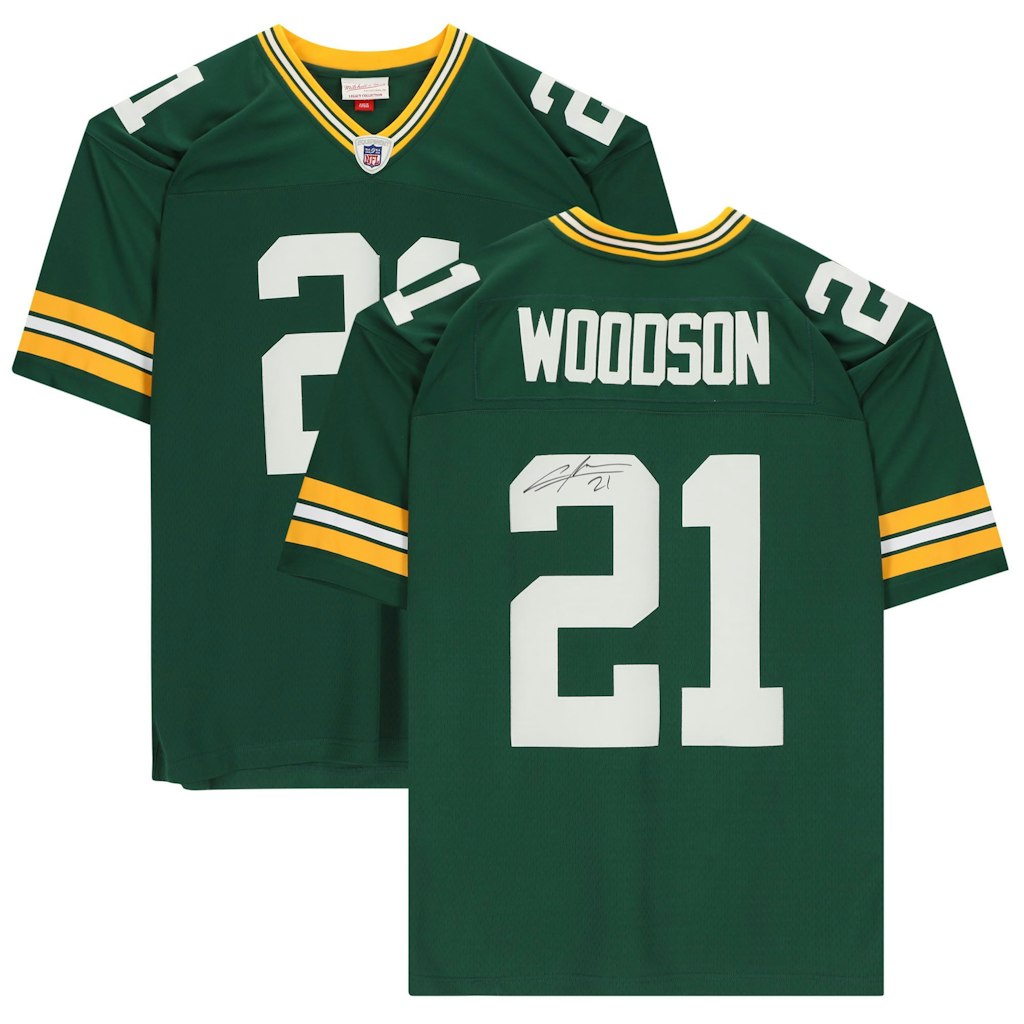 Charles Woodson Green Bay Packers Autographed Mitchell & Ness Legacy Jersey: $599.99