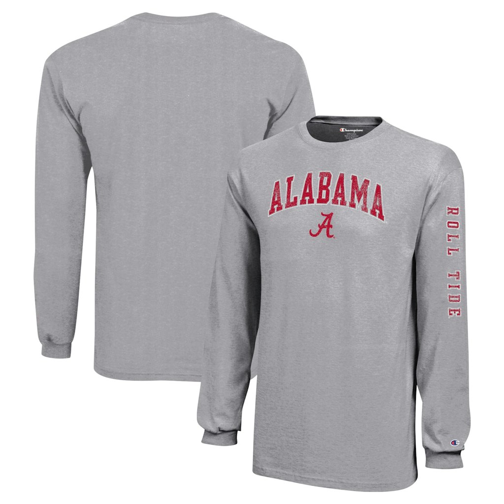 Youth Champion Alabama Crimson Tide Long Sleeve T-Shirt: $24.74