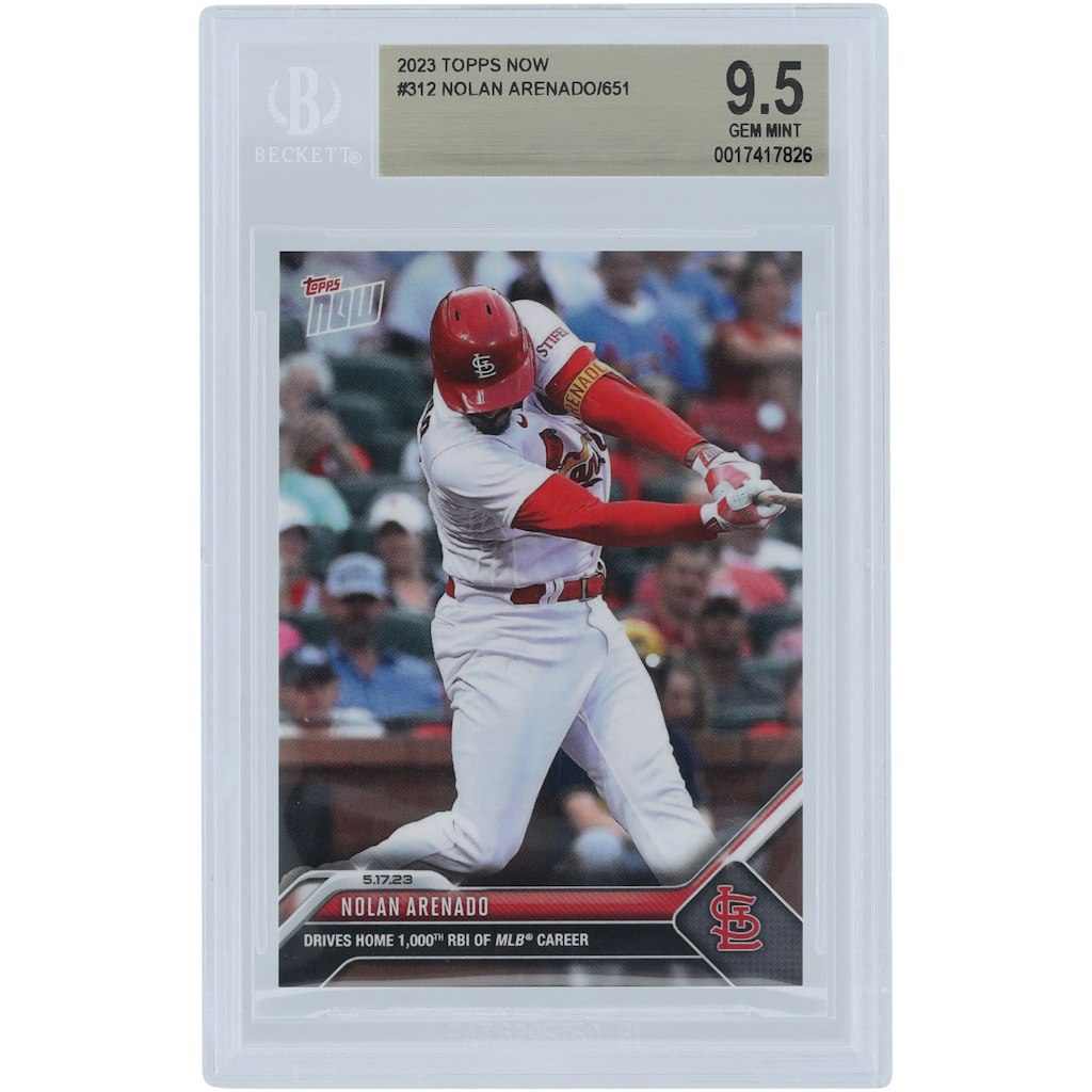 Nolan Arenado St. Louis Cardinals 2023 Topps Now 1,000 RBI BGS 9.5 Card: $49.99