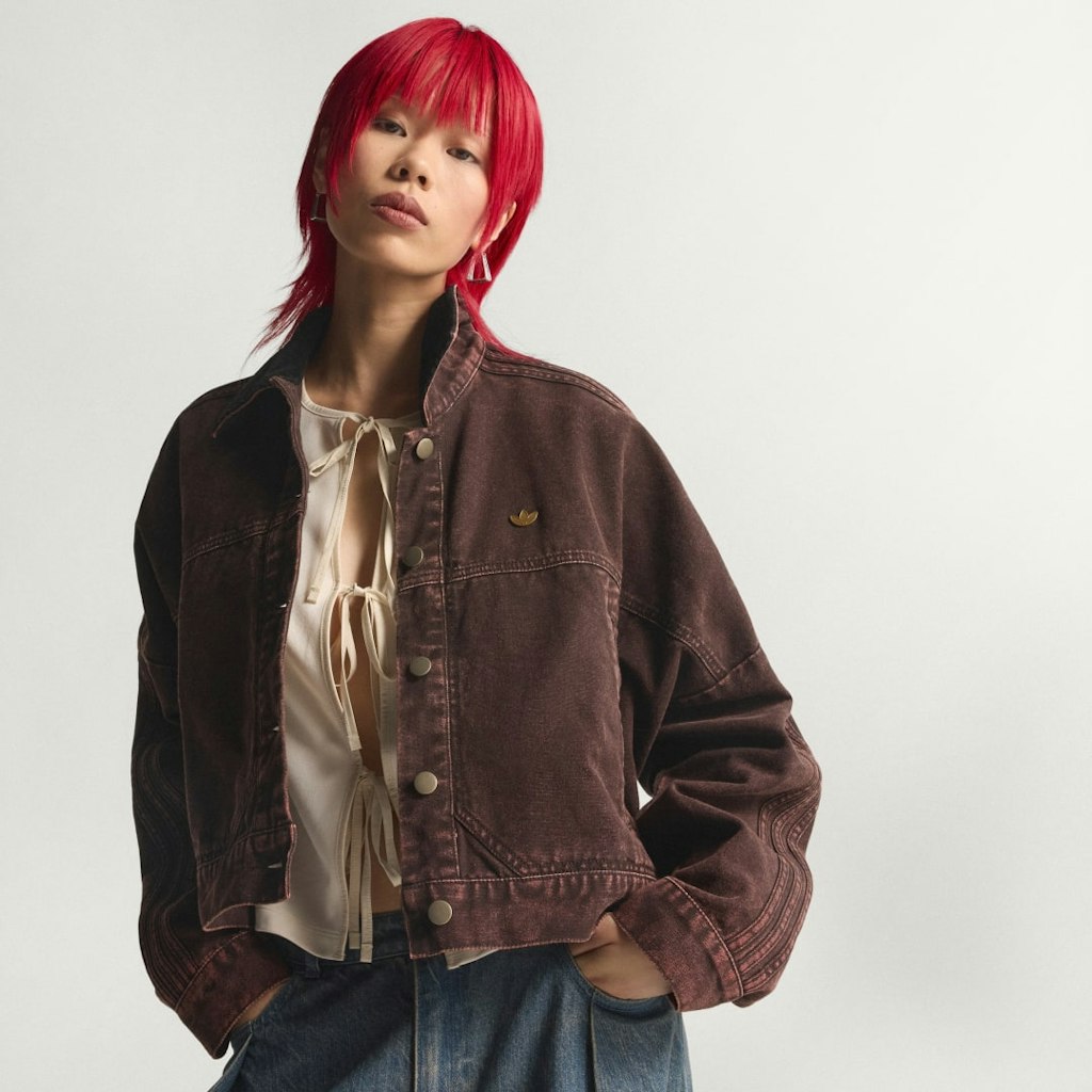 Canvas Tracktop Jacket: $91 Canvas Tracktop Jacket: $91