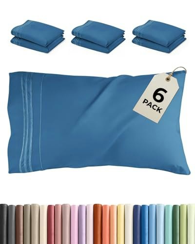 King Standard Pillowcases 6-Pack: $23.79