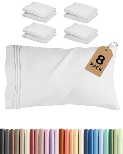 King Pillowcase Set 8-Pack: $28.04