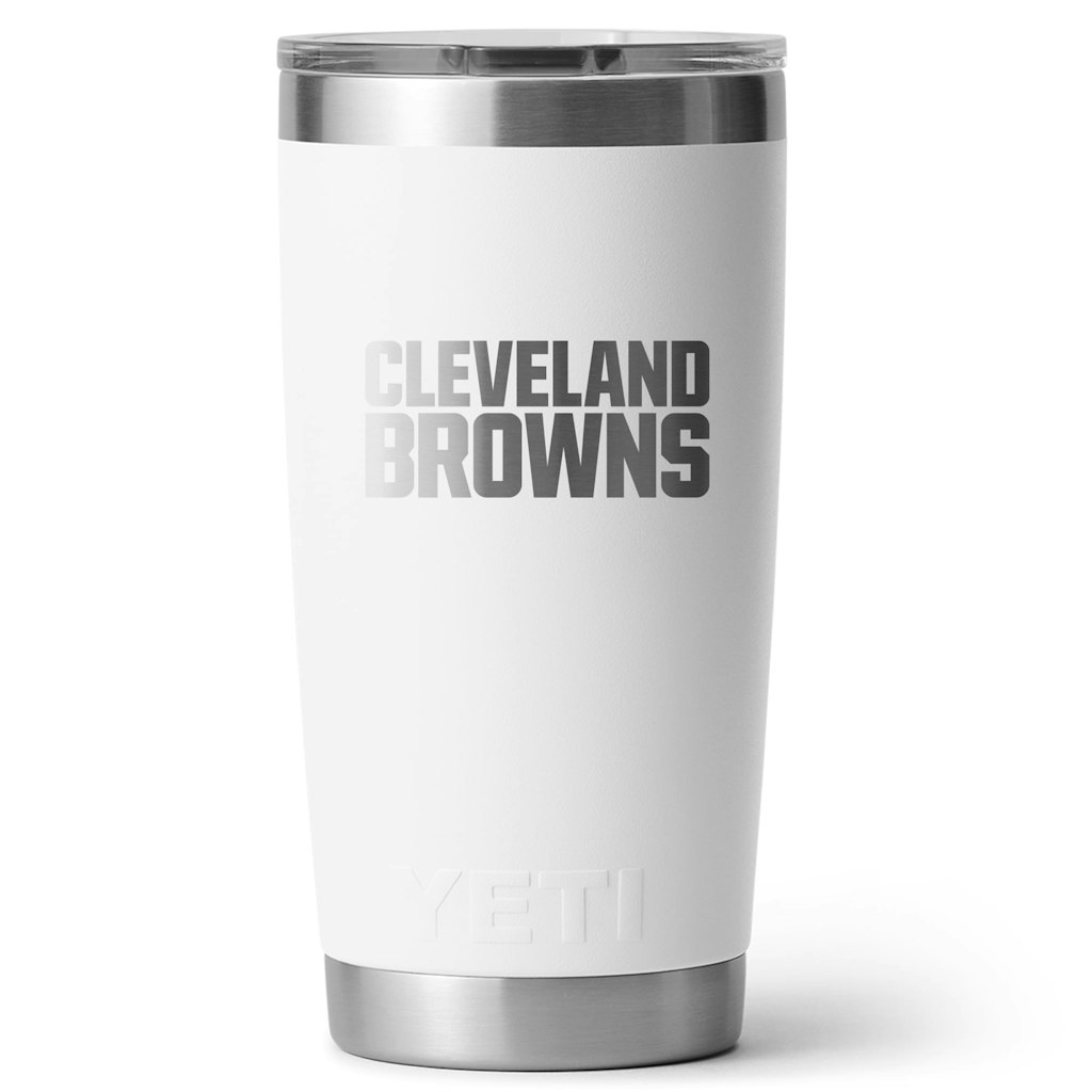 YETI Cleveland Browns 20oz. Rambler Tumbler: $50 YETI Cleveland Browns 20oz. Rambler Tumbler: $50