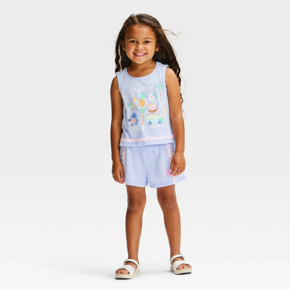 Lilo & Stitch Toddler Girls' 2-Piece Shorts Set: $18 Lilo & Stitch Toddler Girls' 2-Piece Shorts Set: $18