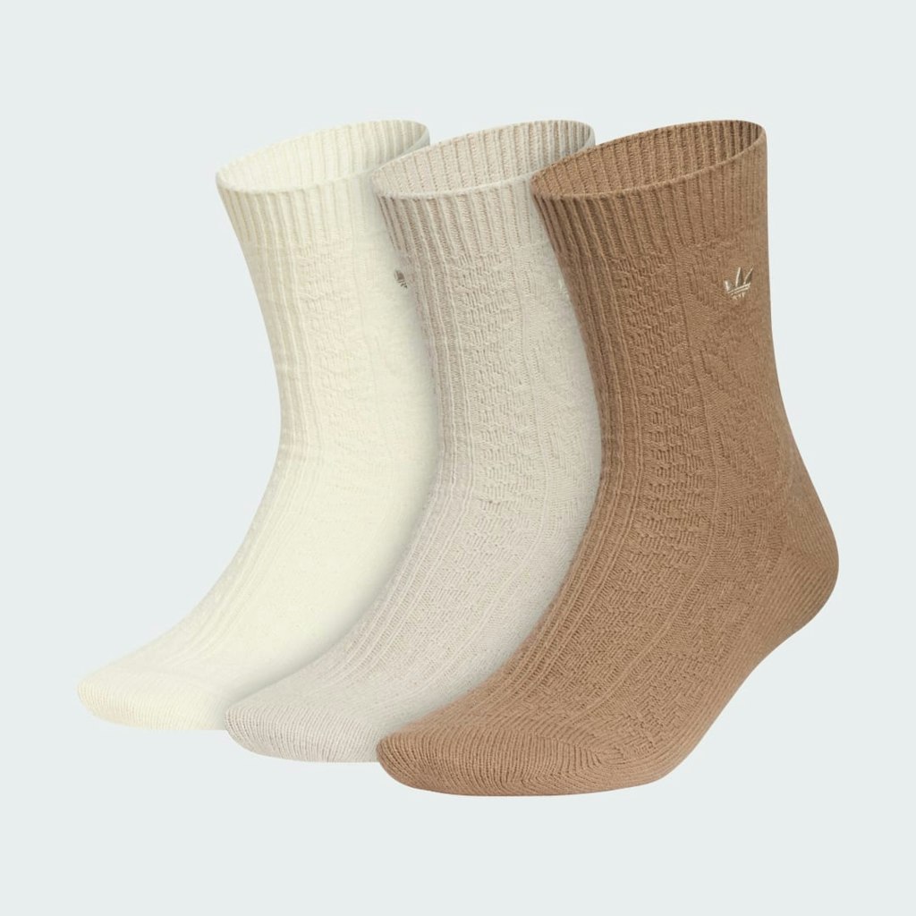 U Ori Cable Knit Crew Socks 3-Pack: $24 U Ori Cable Knit Crew Socks 3-Pack: $24