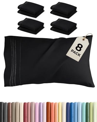 King Standard Pillowcases 8-Pack: $28.04