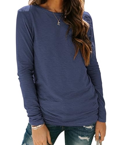 Sherosa Women's Long Sleeve Crew Neck T-Shirt: $8.49