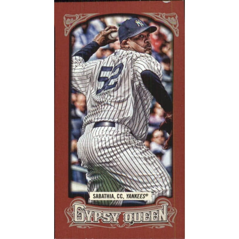 2014 Topps Gypsy Queen Mini Red CC Sabathia #5 Card: $9 2014 Topps Gypsy Queen Mini Red CC Sabathia #5 Card: $9