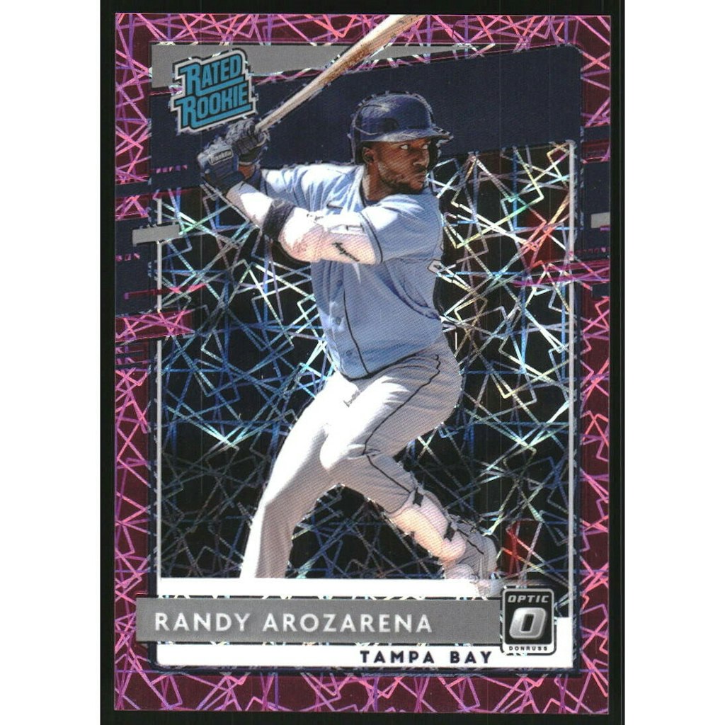 2020 Donruss Optic Pink Velocity Randy Arozarena Rookie Card: $5