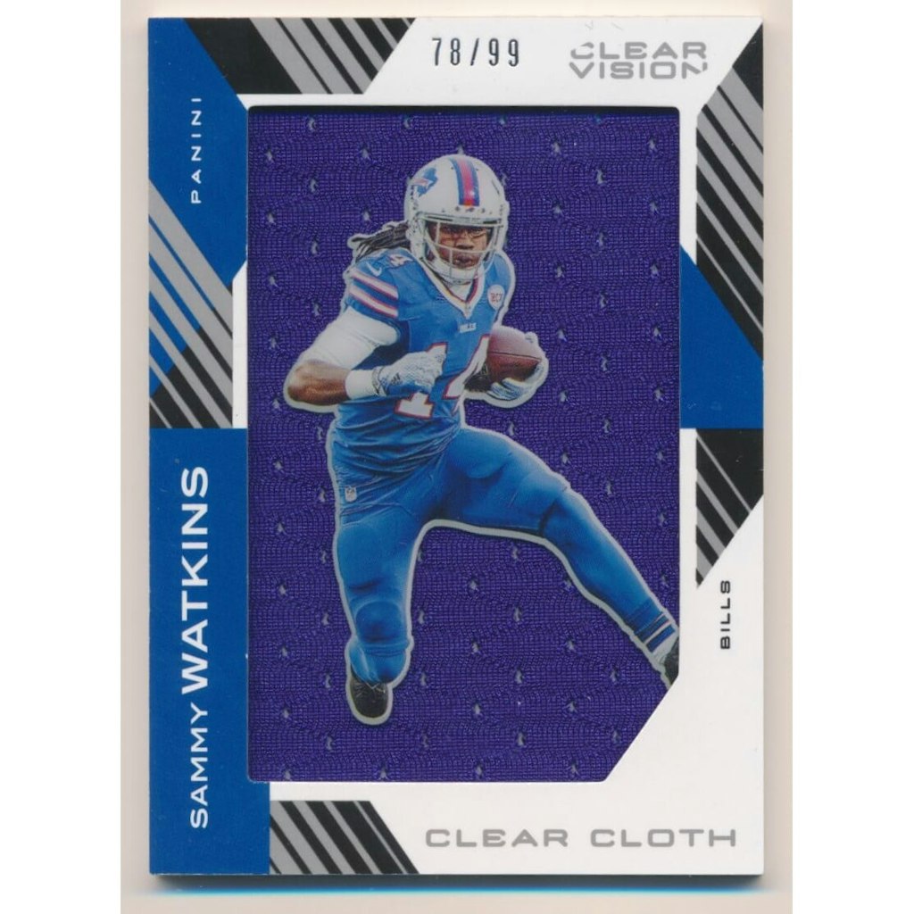 2015 Panini Clear Vision Sammy Watkins Clear Cloth Jersey Card: $7.20