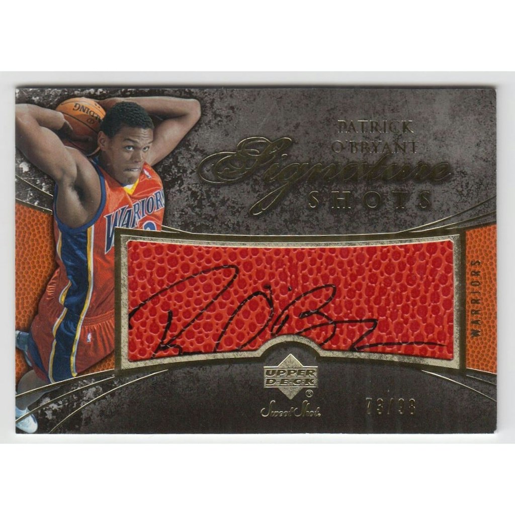 2007-08 Sweet Shot Patrick O'Bryant Signature Shots Black Ink Card: $7
