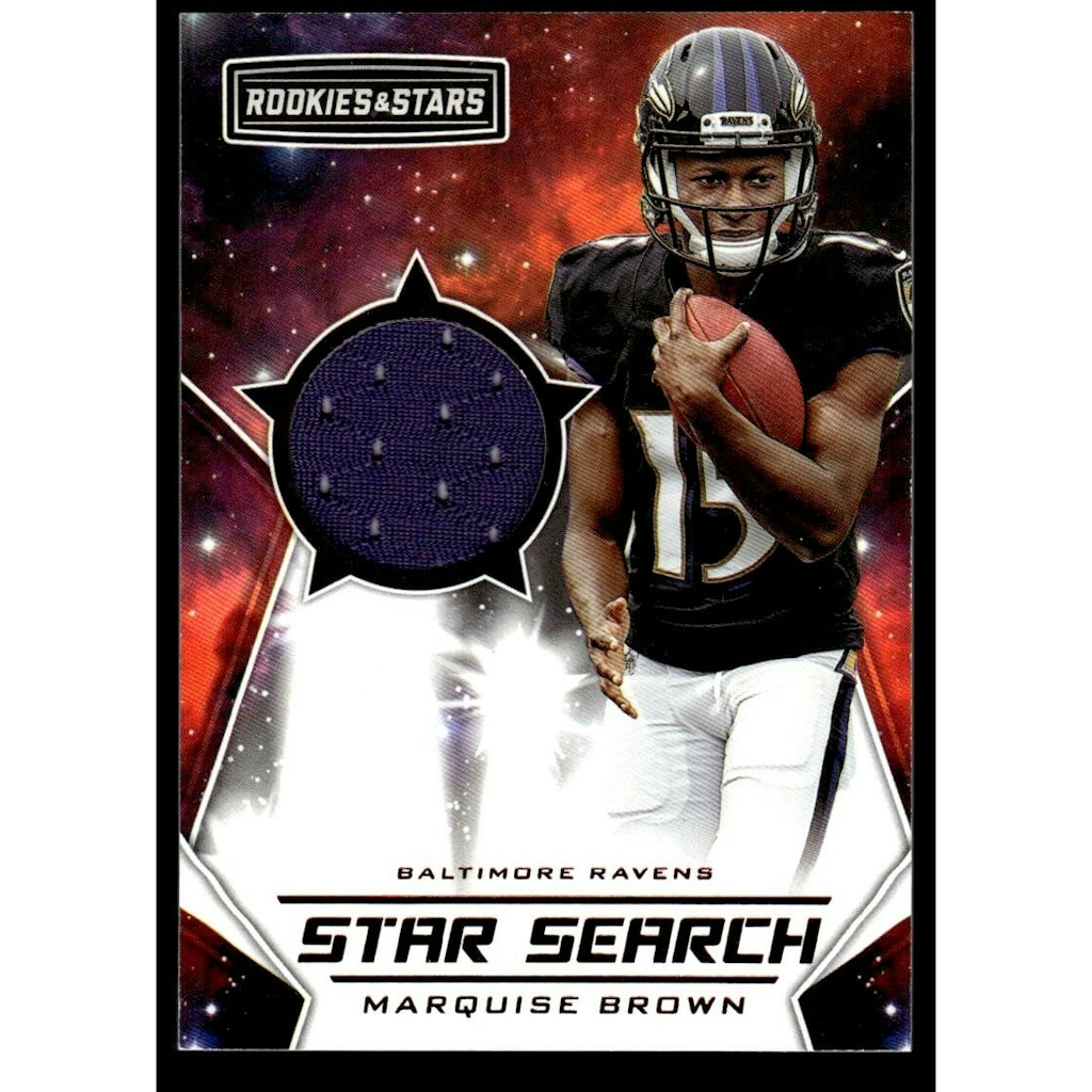 2019 Rookies and Stars Star Search Marquise Brown Jersey Card: $9