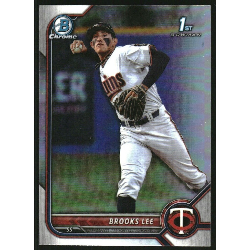 2022 Bowman Chrome Draft Brooks Lee Refractor Trading Card: $12