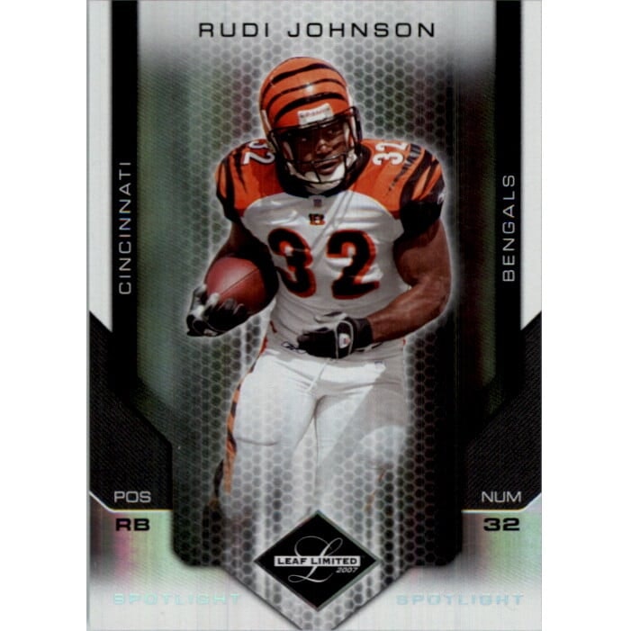 2007 Leaf Limited Silver Spotlight Rudi Johnson #22 Card: $9 2007 Leaf Limited Silver Spotlight Rudi Johnson #22 Card: $9