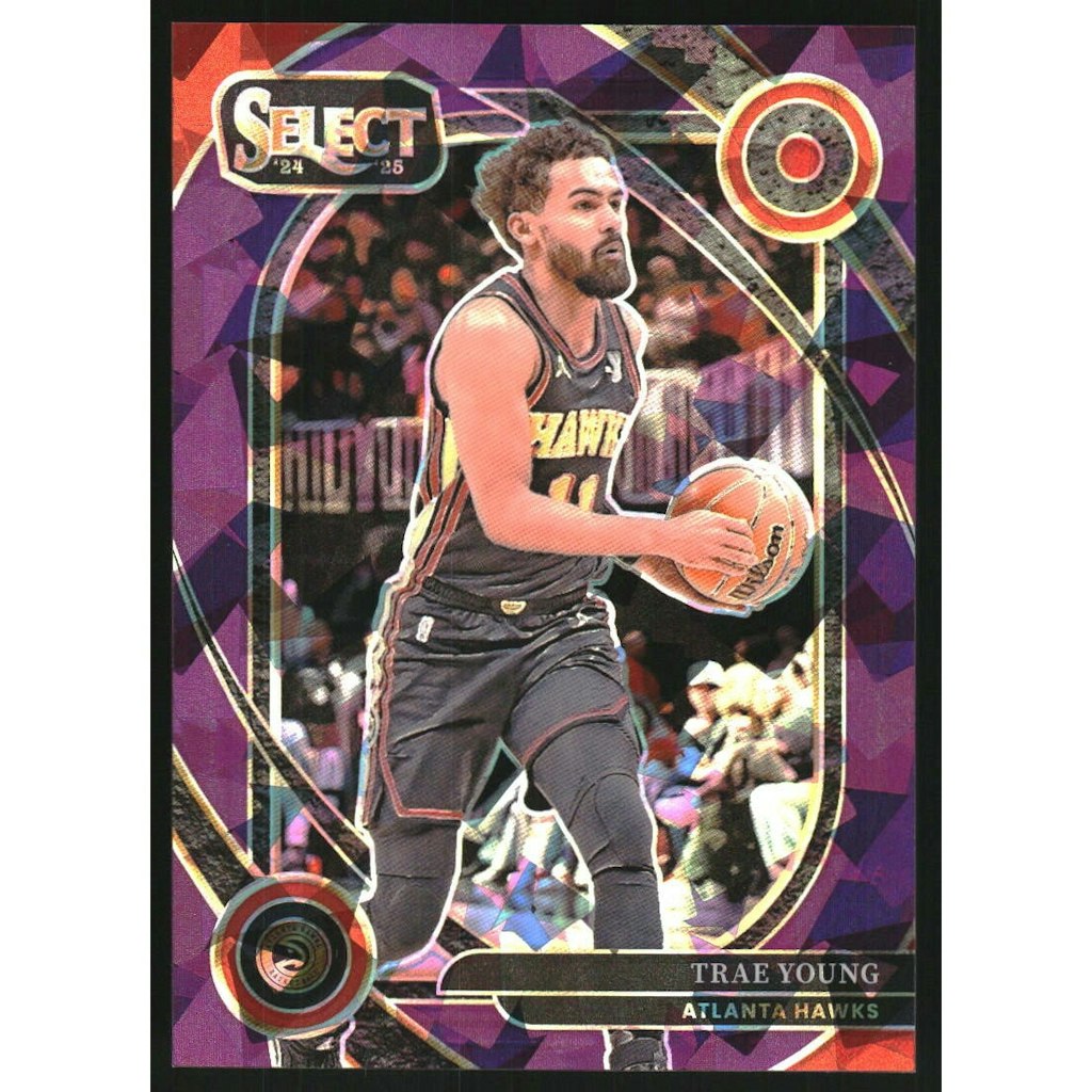 2024-25 Select Purple Cracked Ice Prizm Trae Young Card #223: $27 2024-25 Select Purple Cracked Ice Prizm Trae Young Card #223: $27