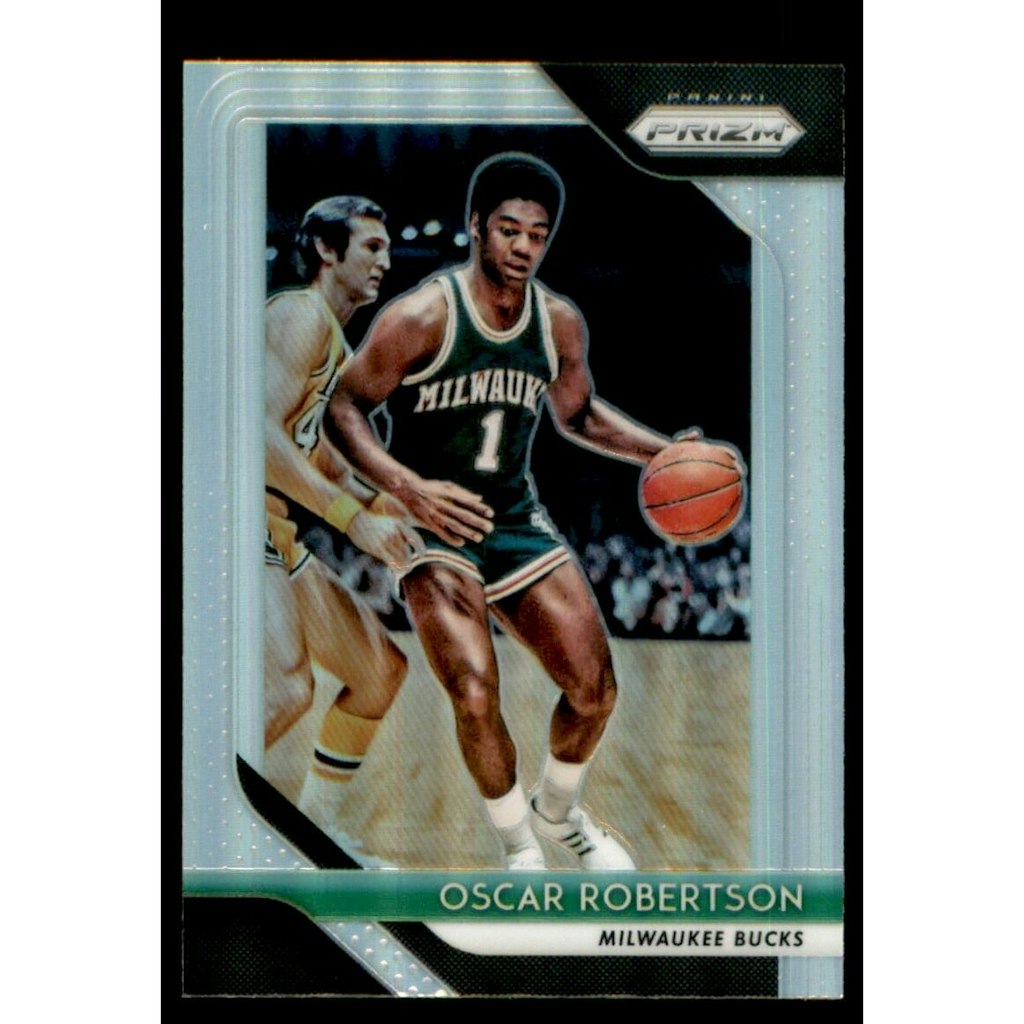 2018-19 Panini Prizm Oscar Robertson Silver Prizm Card: $7.20 2018-19 Panini Prizm Oscar Robertson Silver Prizm Card: $7.20