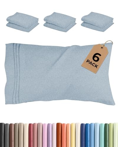 King Pillowcases 6-Pack: $25.49 King Pillowcases 6-Pack: $25.49
