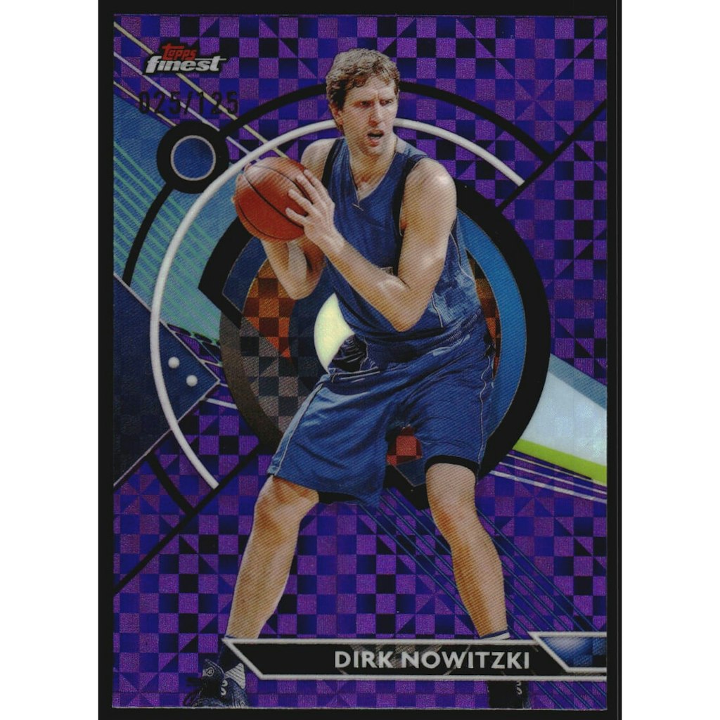2023-24 Finest Purple Checkerboard Refractor Dirk Nowitzki #95 Card: $6 2023-24 Finest Purple Checkerboard Refractor Dirk Nowitzki #95 Card: $6