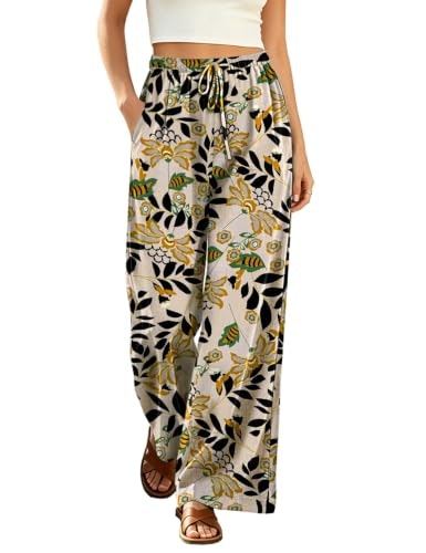 Yesno Women's Wide Leg Floral Palazzo Pants: $25.49