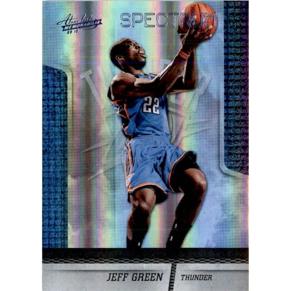 2009-10 Absolute Memorabilia Spectrum Platinum Jeff Green Card #85: $7.20 2009-10 Absolute Memorabilia Spectrum Platinum Jeff Green Card #85: $7.20