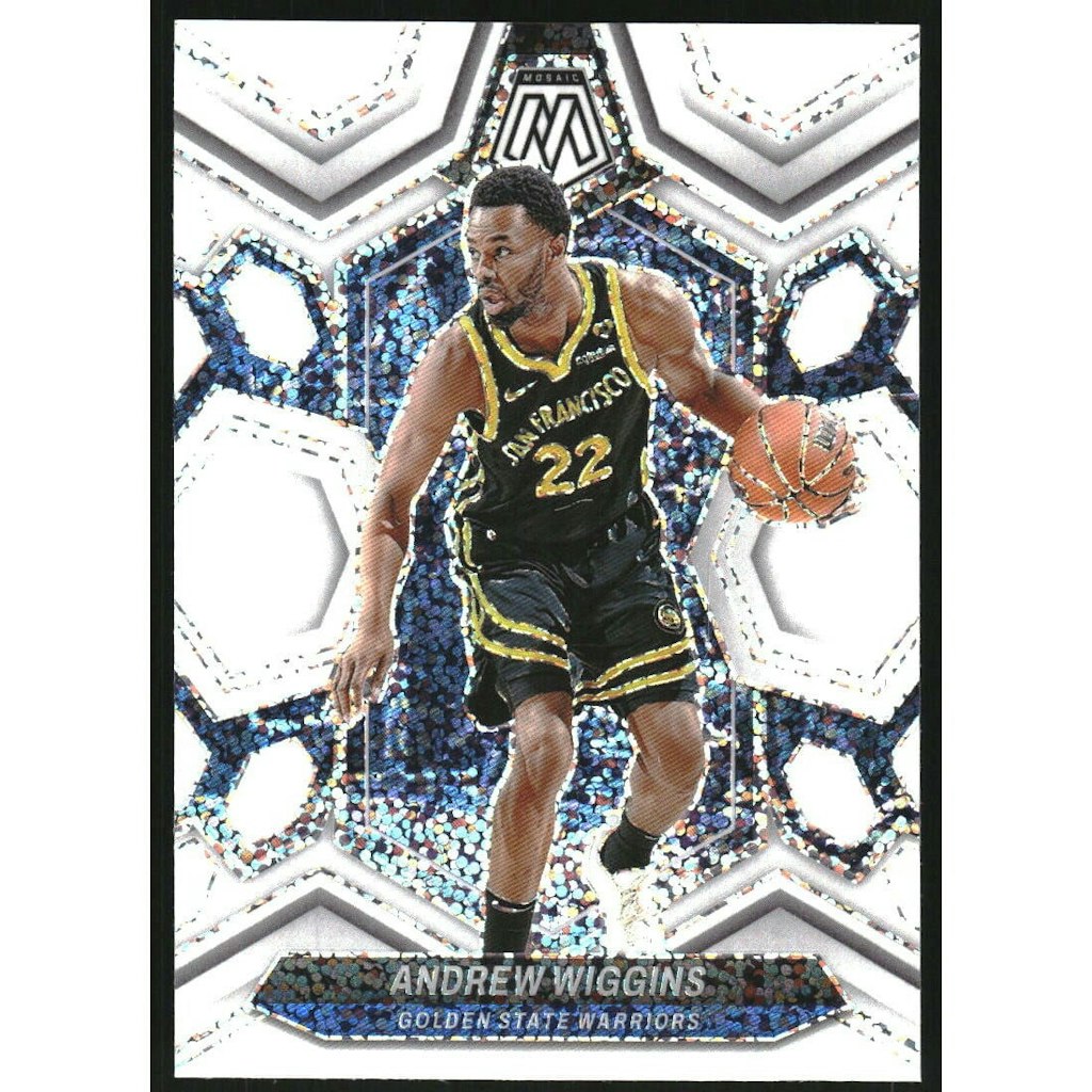 2023-24 Panini Mosaic White Sparkle Andrew Wiggins #101 Trading Card: $12 2023-24 Panini Mosaic White Sparkle Andrew Wiggins #101 Trading Card: $12