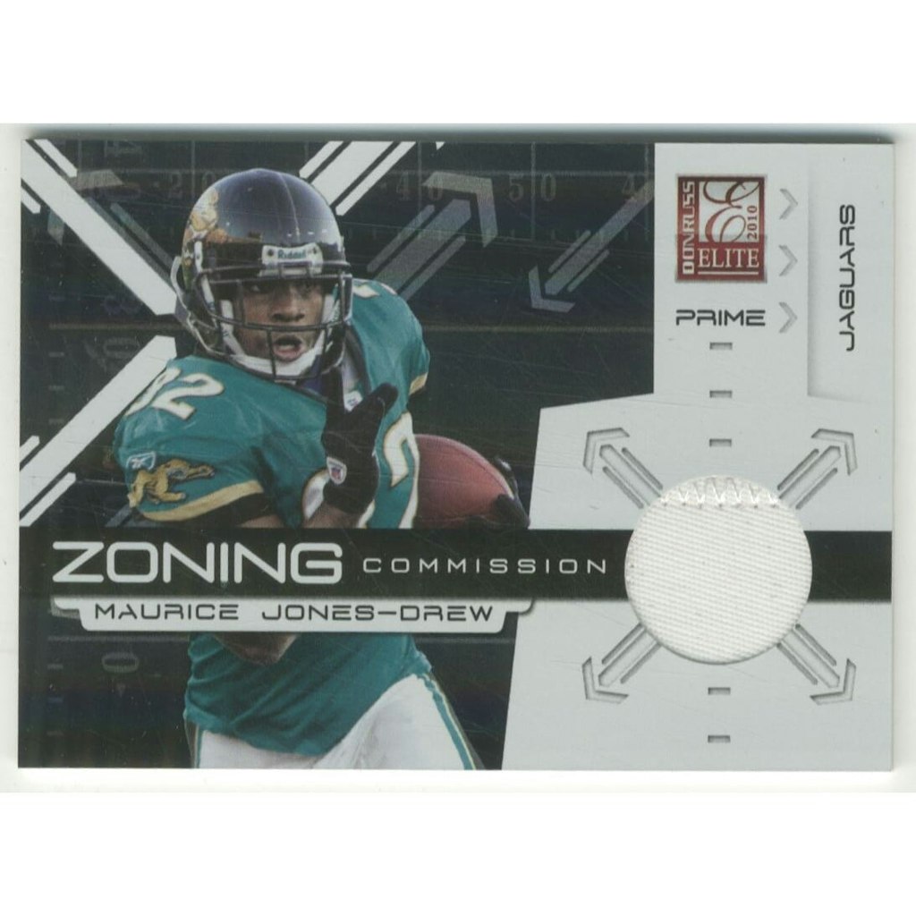 2010 Donruss Elite Zoning Commission Maurice Jones-Drew Prime Jersey Card: $7