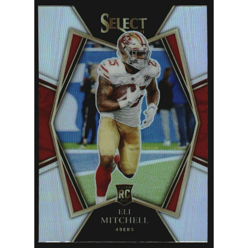 2021 Select Prizm Silver Eli Mitchell Card: $8.40
