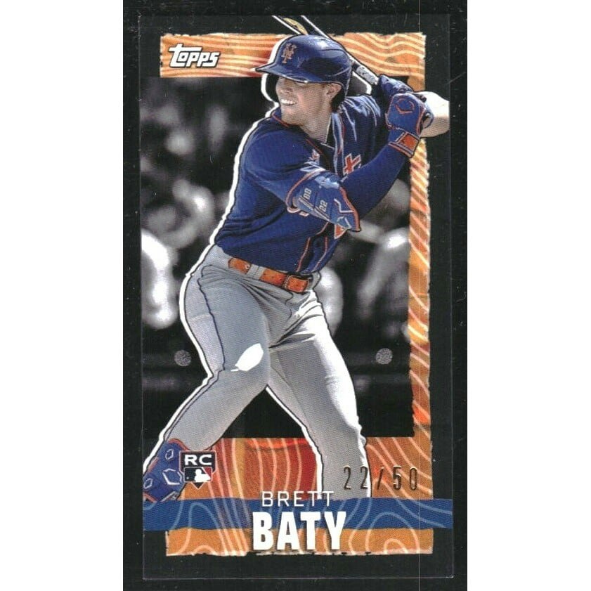 2023 Topps Rip Mini Black Brett Baty Trading Card: $12