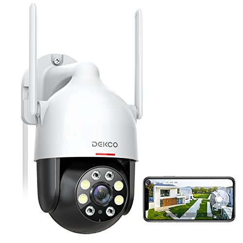 Dekco 2K Pan-Tilt Outdoor WiFi Security Camera: $33.97 Dekco 2K Pan-Tilt Outdoor WiFi Security Camera: $33.97