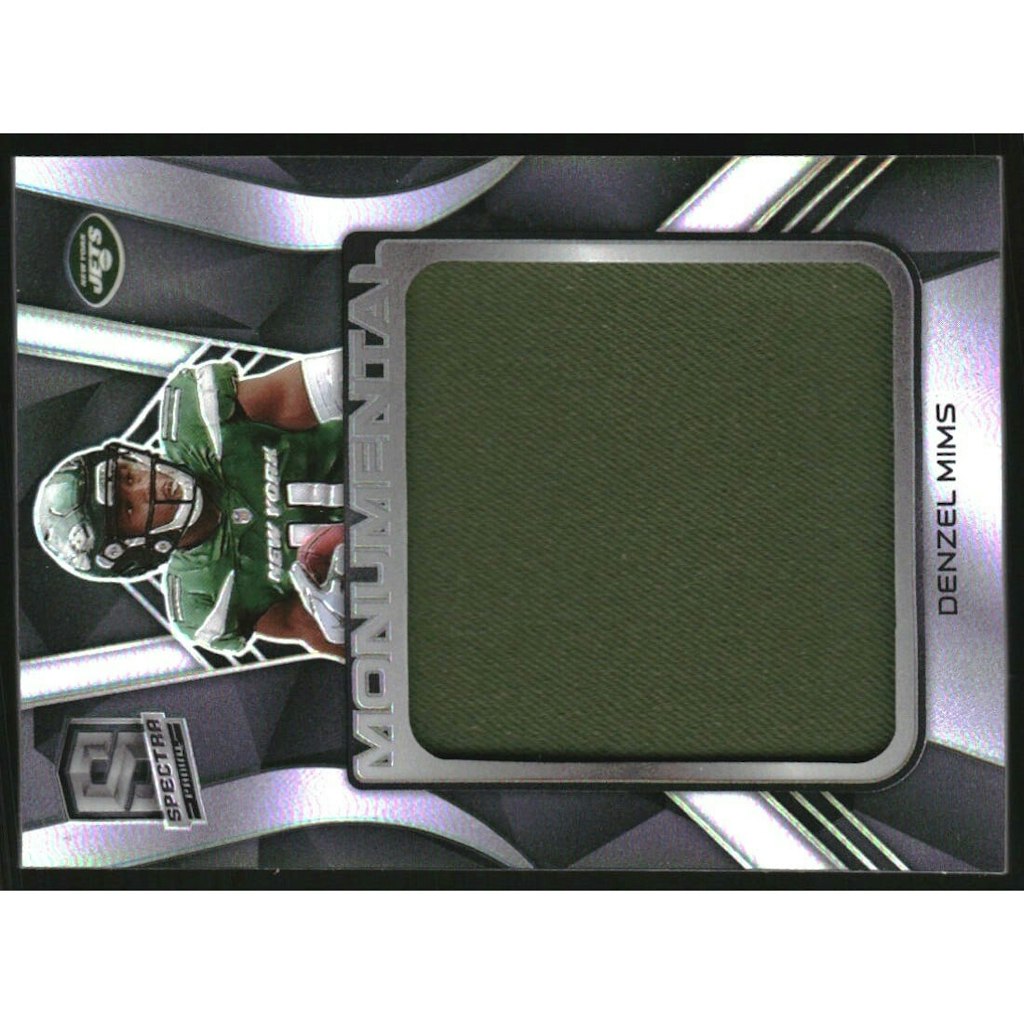 2020 Panini Spectra Monumental Memorabilia Denzel Mims #15: $10.80